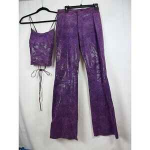 Purple Lace Pants only